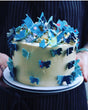 Custom Cake Butterflies Design